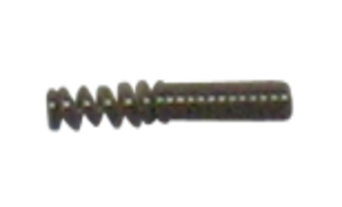 Mikrofeder mit unterschiedlicher Stärke